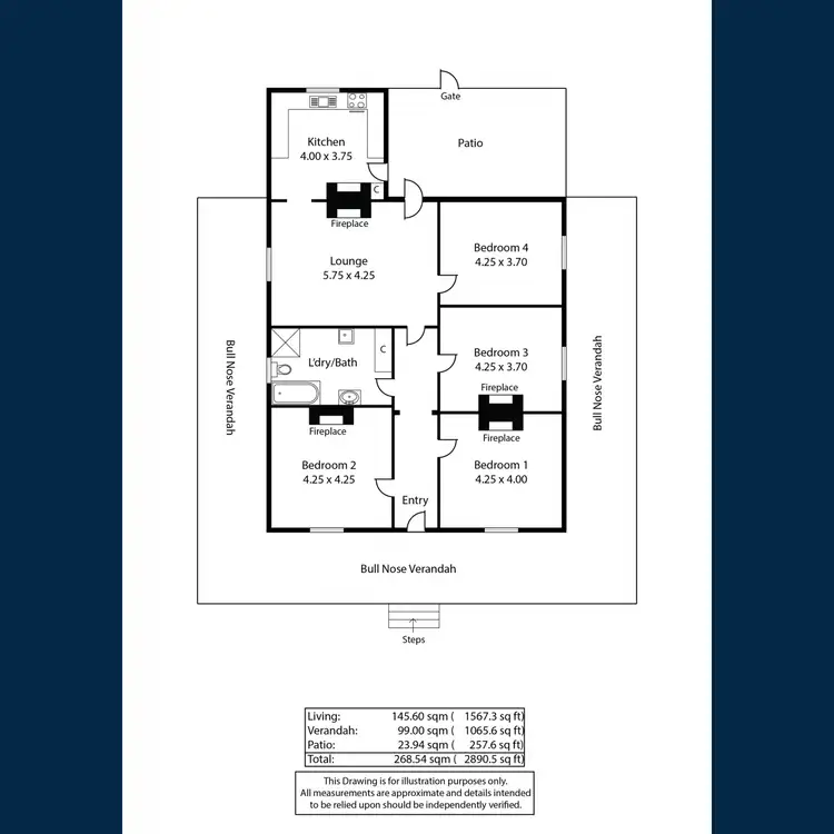 Floorplan of Homely house listing, 726 Frith Road, Crystal Brook SA 5523