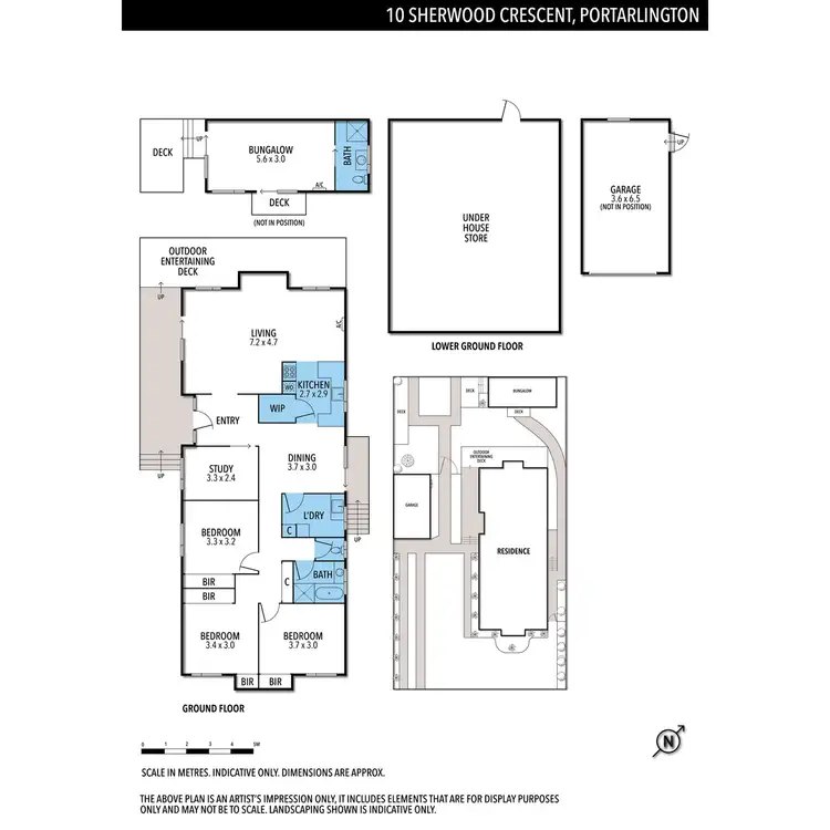 Floorplan of Homely house listing, 10 Sherwood Crescent, Portarlington VIC 3223