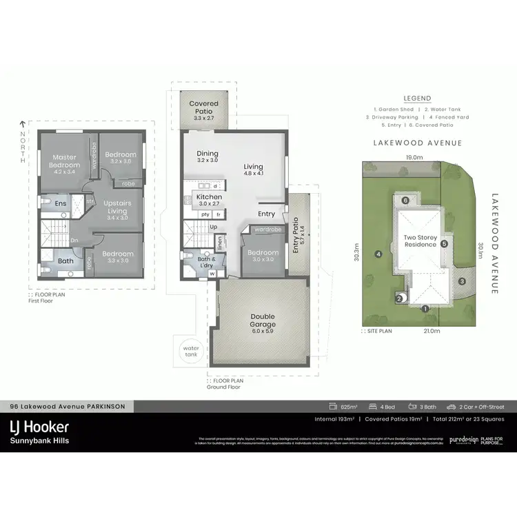 Floorplan of Homely house listing, 96 Lakewood Avenue, Parkinson QLD 4115