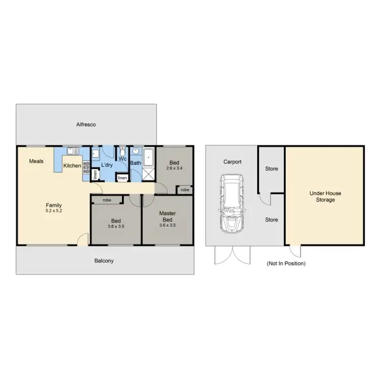 Floorplan of Homely house listing, 12 Nautilus Street, Rye VIC 3941