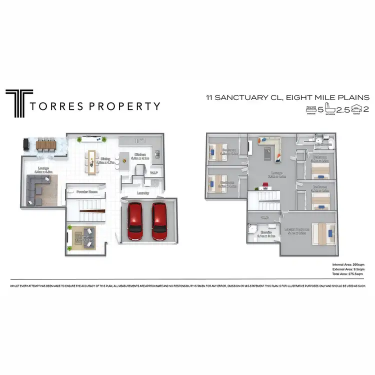 Floorplan of Homely house listing, 11 Sanctuary Close, Eight Mile Plains QLD 4113