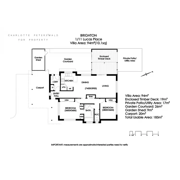 Floorplan of Homely villa listing, 1/11 Lucas Place, Brighton TAS 7030