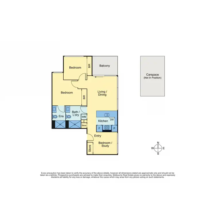 Floorplan of Homely apartment listing, 813/51 Homer Street, Moonee Ponds VIC 3039
