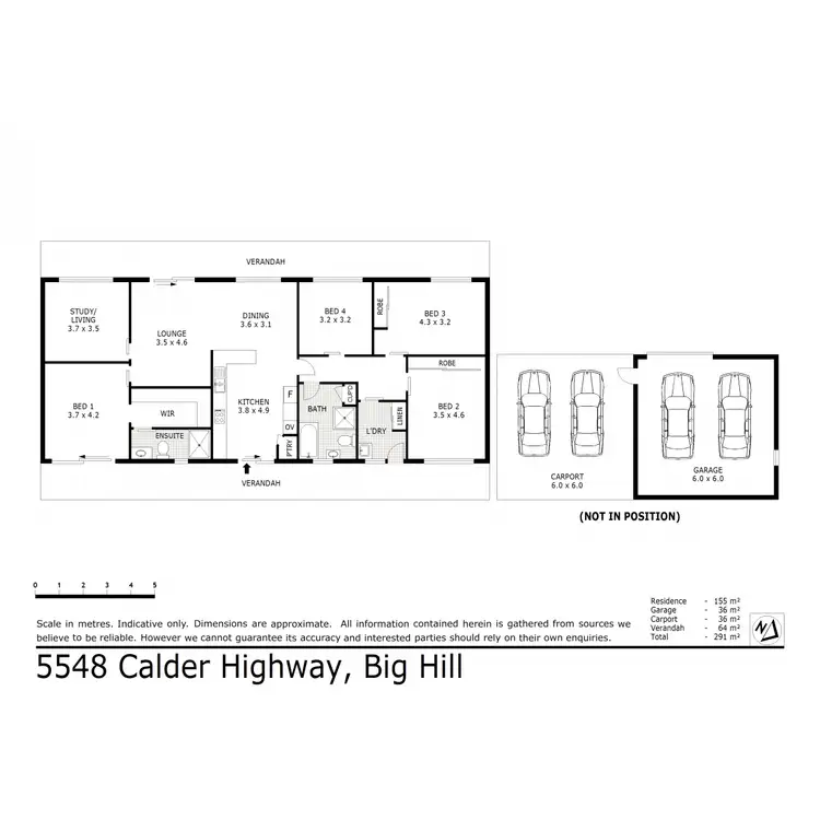 Floorplan of Homely house listing, 5548 Calder Highway, Big Hill VIC 3555