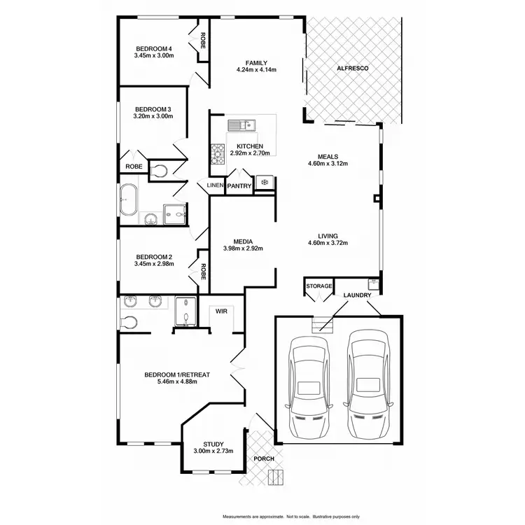 Floorplan of Homely house listing, 5 Grandeur Crescent, Glenmore Park NSW 2745