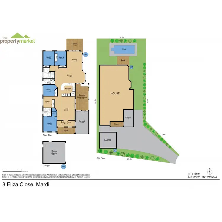 Floorplan of Homely house listing, 8 Eliza Close, Mardi NSW 2259