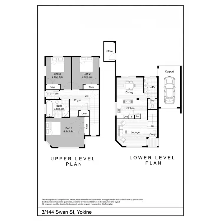 Floorplan of Homely house listing, 3/144 Swan Street, Yokine WA 6060