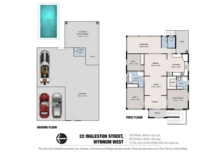 Floorplan of Homely house listing, 22 Ingleston Street, Wynnum West QLD 4178