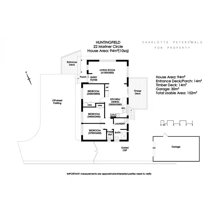 Floorplan of Homely house listing, 22 Mariner Circle, Huntingfield TAS 7055