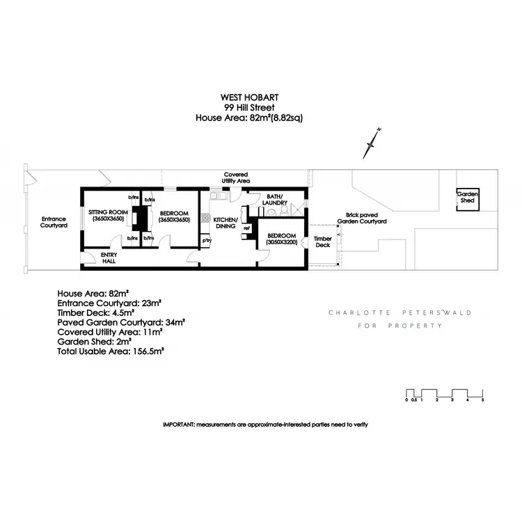Floorplan of Homely house listing, 99 Hill Street, West Hobart TAS 7000