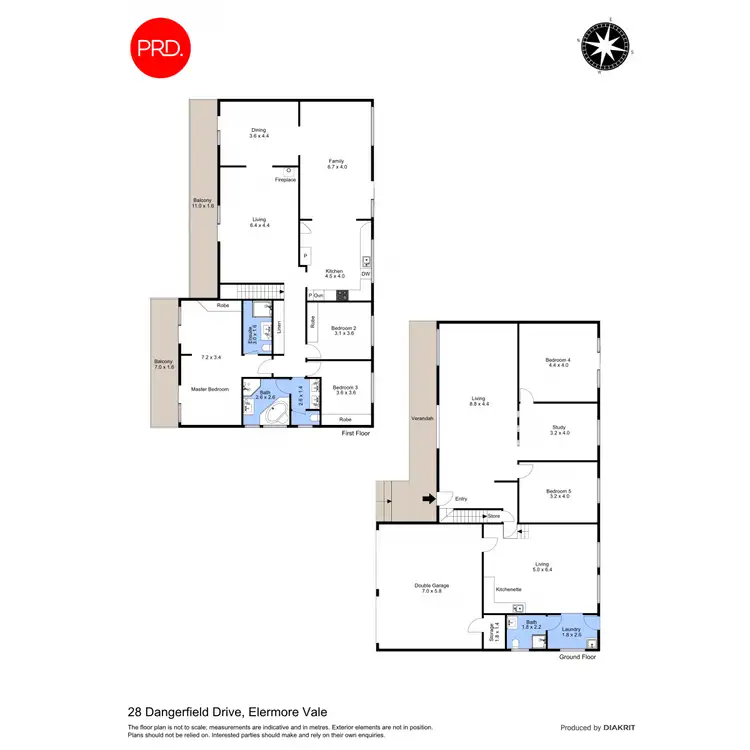 Floorplan of Homely house listing, 28 Dangerfield Drive, Elermore Vale NSW 2287