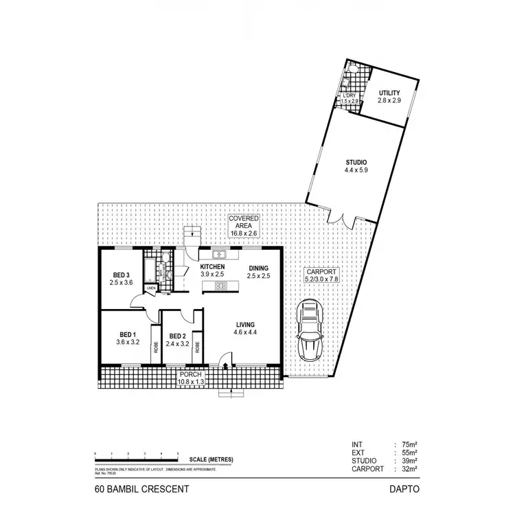 Floorplan of Homely house listing, 60 Bambil Crescent, Dapto NSW 2530