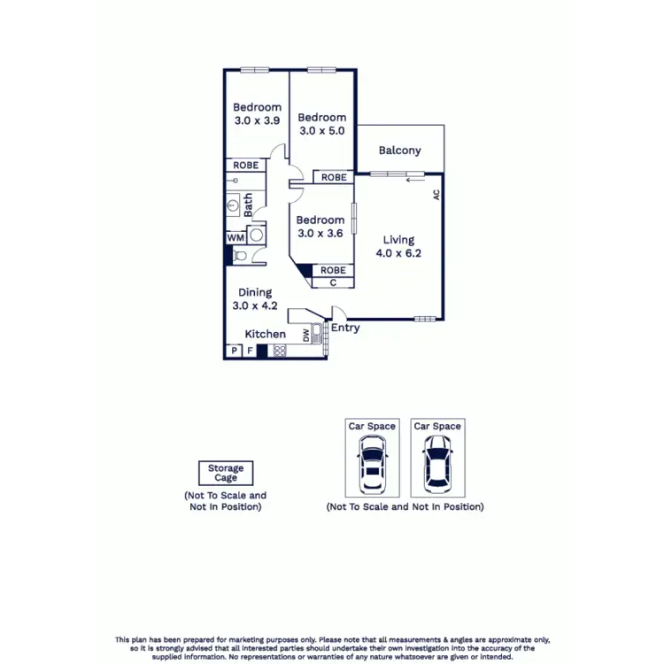 Floorplan of Homely apartment listing, 17/29 Bendall Street, Kensington VIC 3031