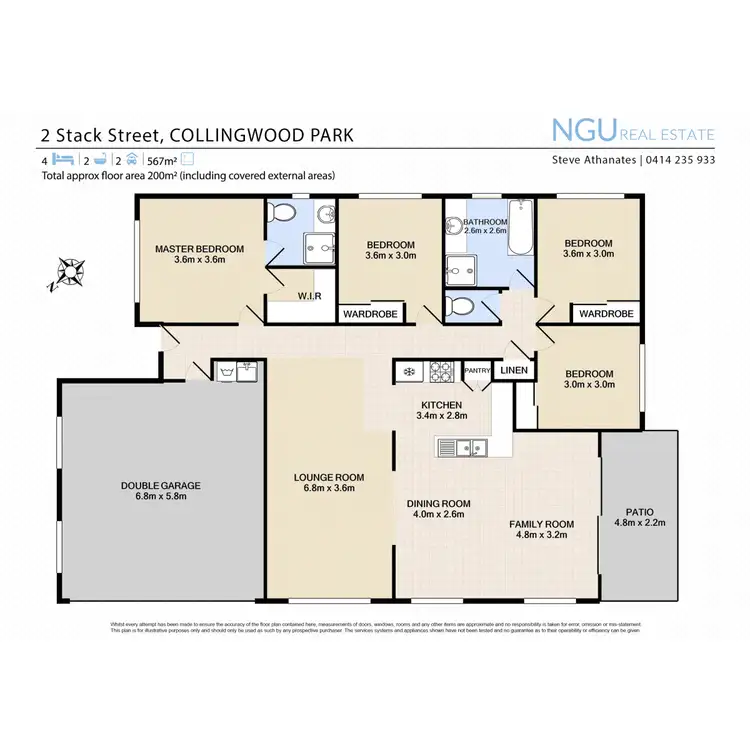 Floorplan of Homely house listing, 2 Stack Street, Collingwood Park QLD 4301