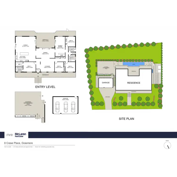 Floorplan of Homely house listing, 8 Crase Place, Grasmere NSW 2570