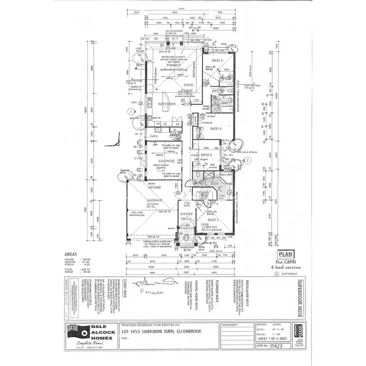 Floorplan of Homely house listing, 115 Ponte Vecchio Boulevard, Ellenbrook WA 6069