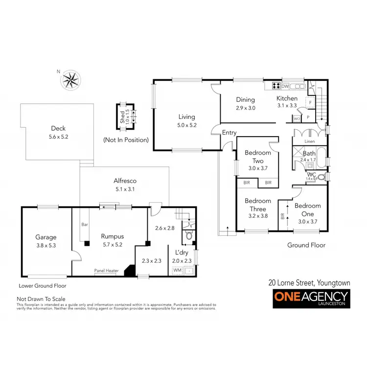 Floorplan of Homely house listing, 20 Lorne Street, Youngtown TAS 7249