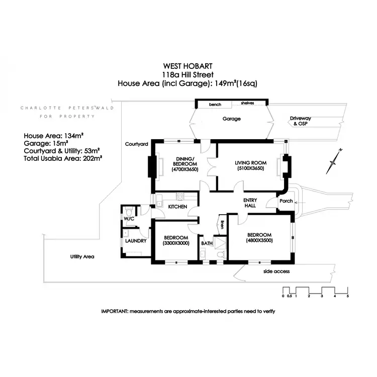 Floorplan of Homely house listing, 118a Hill Street, West Hobart TAS 7000