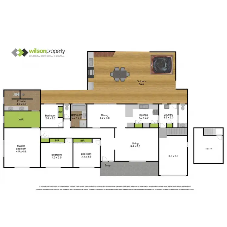 Floorplan of Homely house listing, 35 Mark Drive, Traralgon VIC 3844