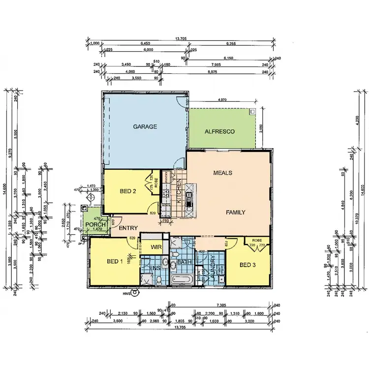 Floorplan of Homely house listing, 70 Hobson Street, Stratford VIC 3862
