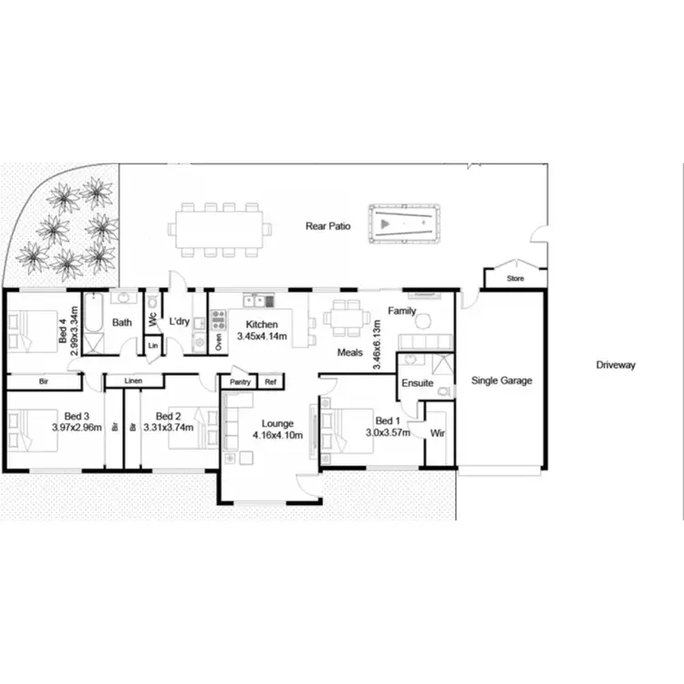 Floorplan of Homely house listing, 37 Wynne Street, Hazelmere WA 6055