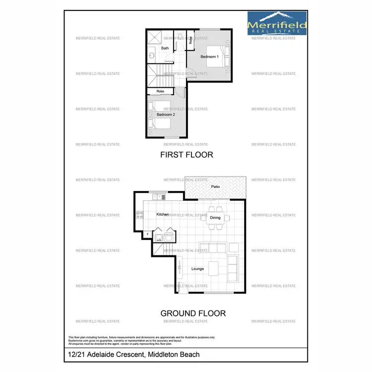 Floorplan of Homely townhouse listing, 12/21 Adelaide Crescent, Middleton Beach WA 6330