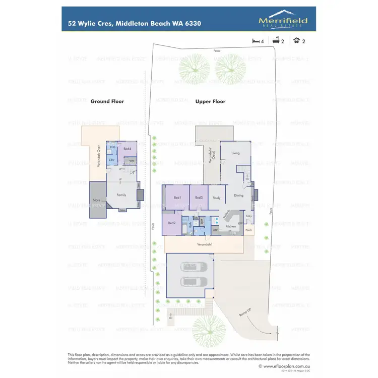 Floorplan of Homely house listing, 52 Wylie Crescent, Middleton Beach WA 6330