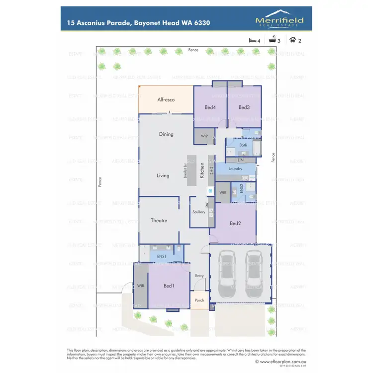 Floorplan of Homely house listing, 15 Ascanius Parade, Bayonet Head WA 6330