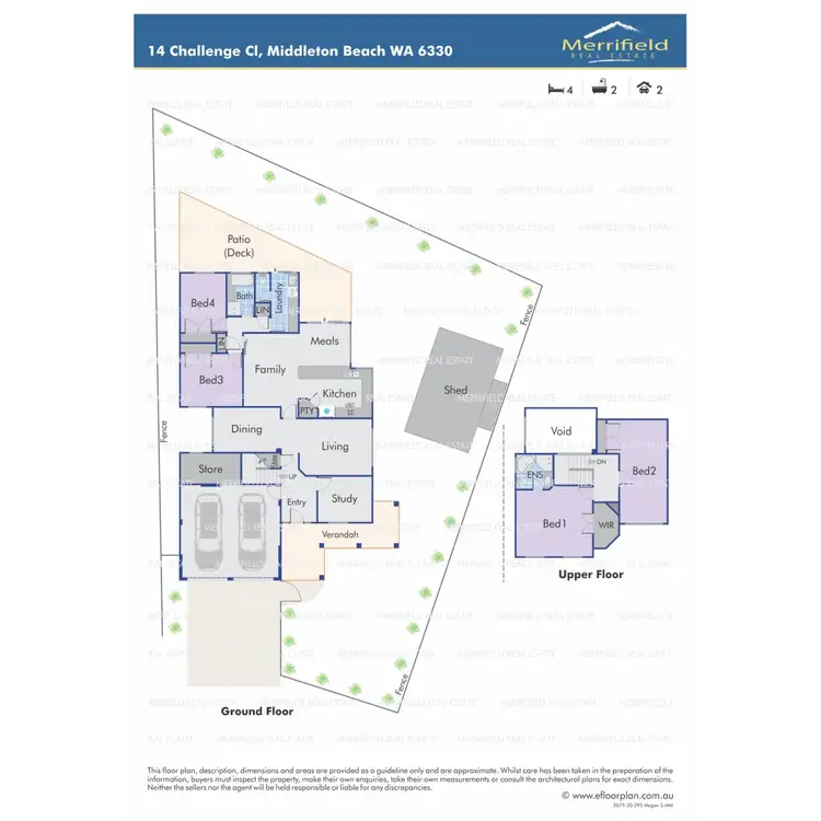 Floorplan of Homely house listing, 14 Challenge Close, Middleton Beach WA 6330