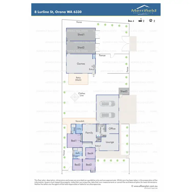 Floorplan of Homely house listing, 8 Lurline Street, Orana WA 6330