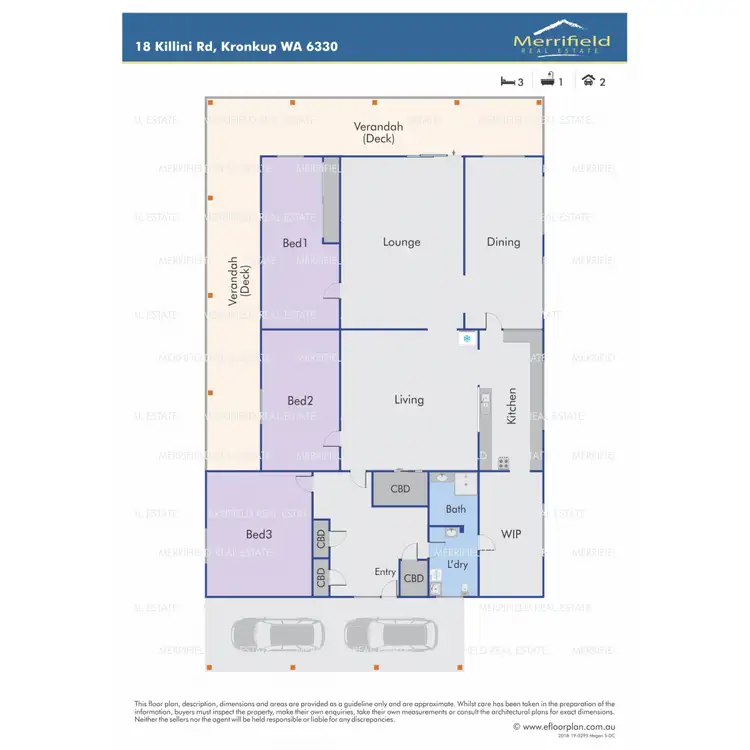 Floorplan of Homely house listing, 18 Killini Road, Kronkup WA 6330