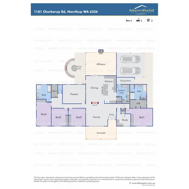 Floorplan of Homely rural property listing, 1181 Chorkerup Road, Narrikup WA 6326