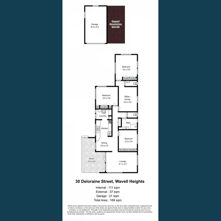 Floorplan of Homely house listing, 30 Deloraine Street, Wavell Heights QLD 4012