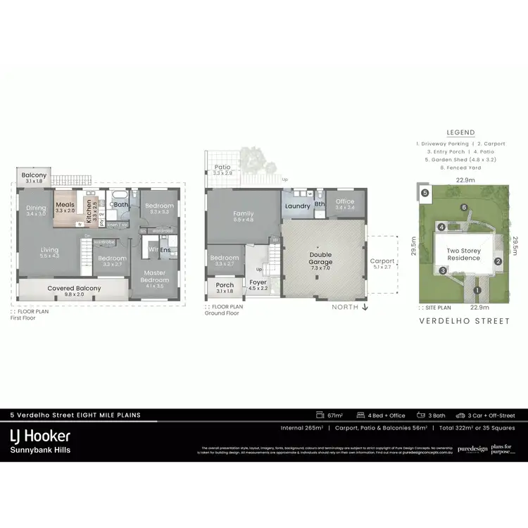 Floorplan of Homely house listing, 5 Verdelho Street, Eight Mile Plains QLD 4113