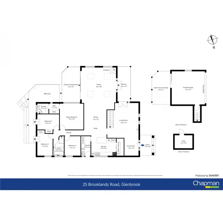 Floorplan of Homely house listing, 25 Brooklands Road, Glenbrook NSW 2773