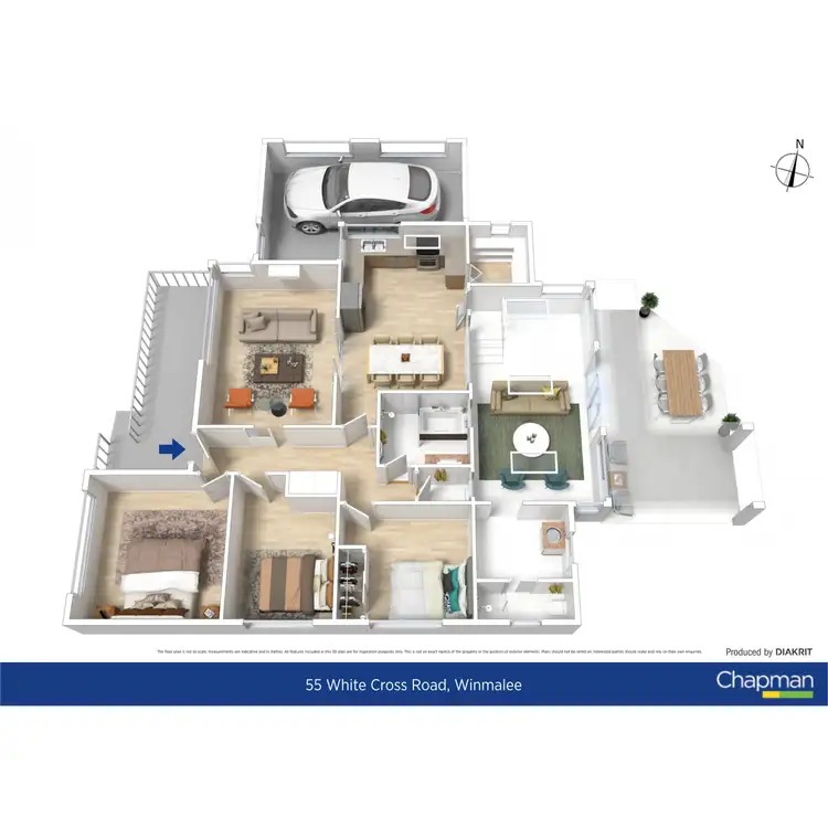 Floorplan of Homely house listing, 55 White Cross Road, Winmalee NSW 2777