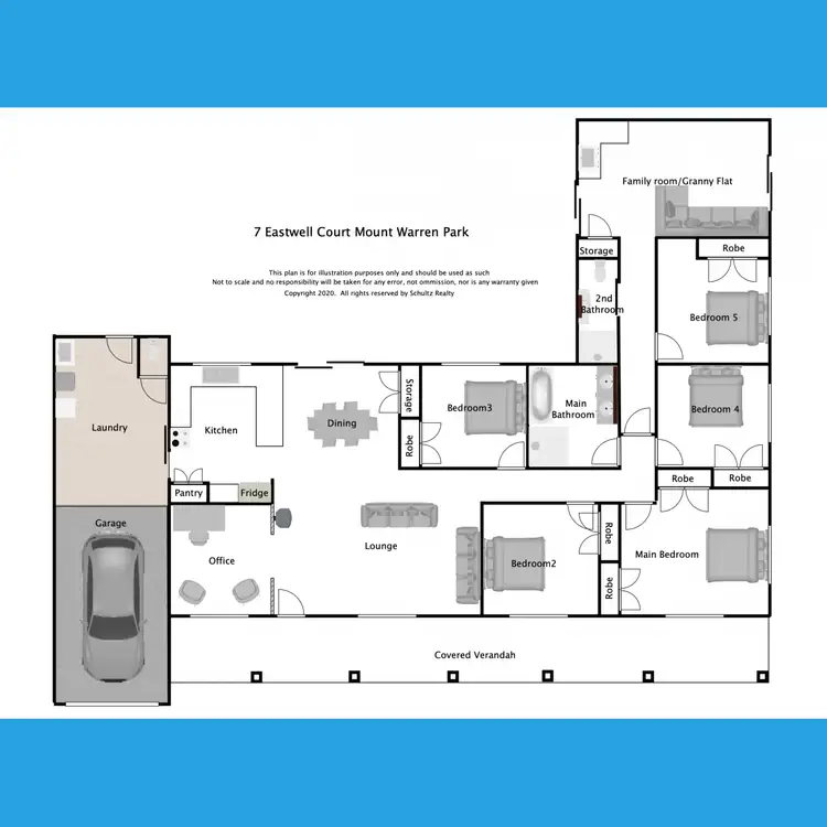 Floorplan of Homely house listing, 7 Eastwell Court, Mount Warren Park QLD 4207