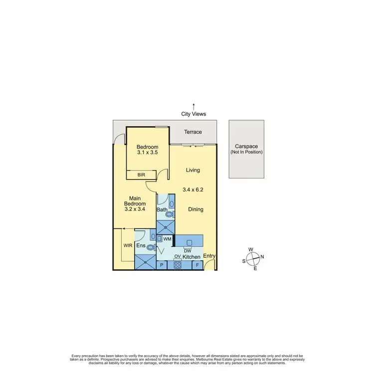 Floorplan of Homely apartment listing, 501/9 Griffiths Street, Richmond VIC 3121