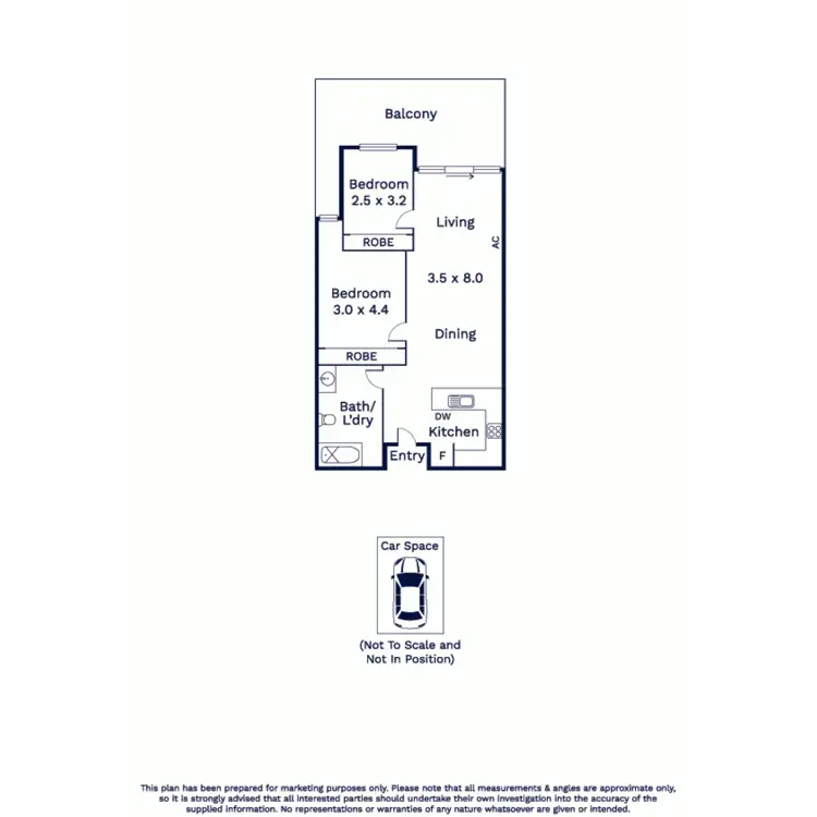 Floorplan of Homely apartment listing, 612/250 Barkly Street, Footscray VIC 3011