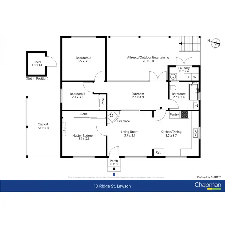 Floorplan of Homely house listing, 10 Ridge Street, Lawson NSW 2783