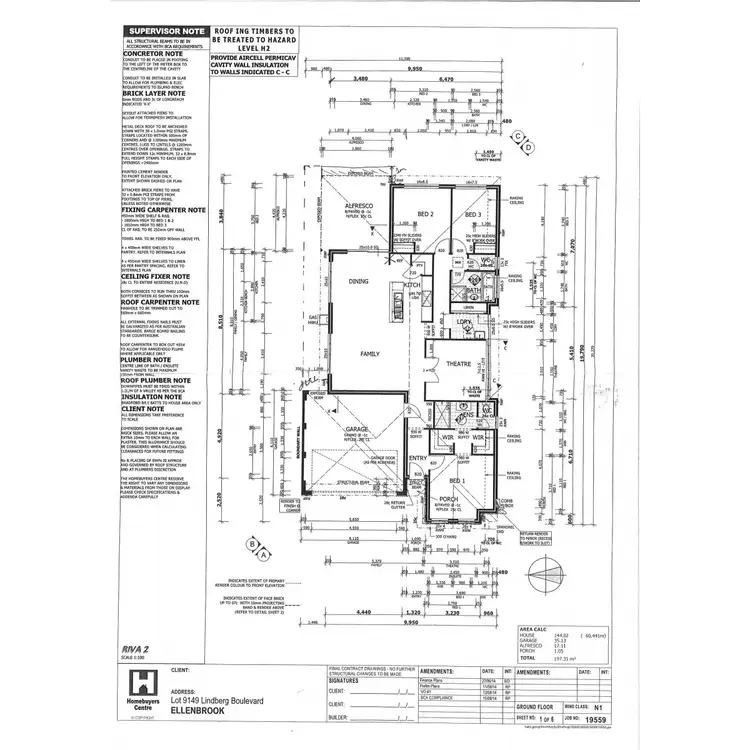 Floorplan of Homely house listing, 5 Lindberg Boulevard, Ellenbrook WA 6069