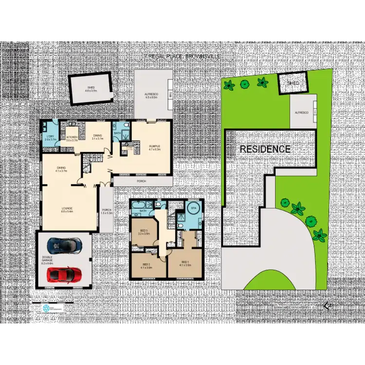 Floorplan of Homely house listing, 7 Regal Place, Brownsville NSW 2530