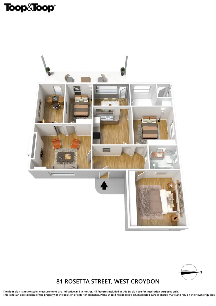 Floorplan of Homely house listing, 81 Rosetta Street, West Croydon SA 5008