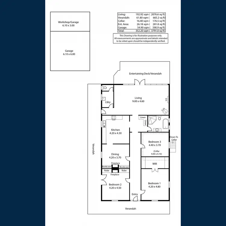 Floorplan of Homely house listing, 9 William Street, Clare SA 5453