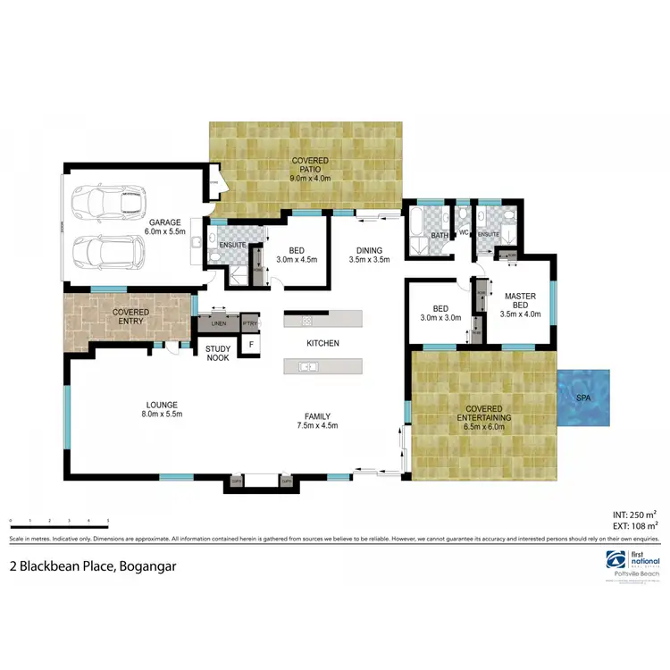 Floorplan of Homely house listing, 2 Blackbean Place, Bogangar NSW 2488