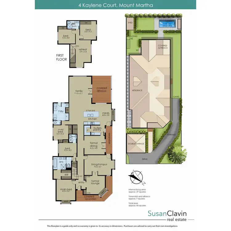 Floorplan of Homely house listing, 4 Kaylene Court, Mount Martha VIC 3934