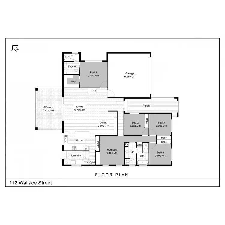 Floorplan of Homely house listing, 112 Wallace Street, Coolamon NSW 2701