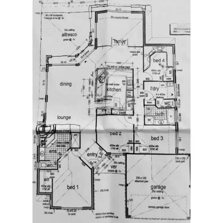 Floorplan of Homely house listing, 4 Chanton Parade, Hocking WA 6065