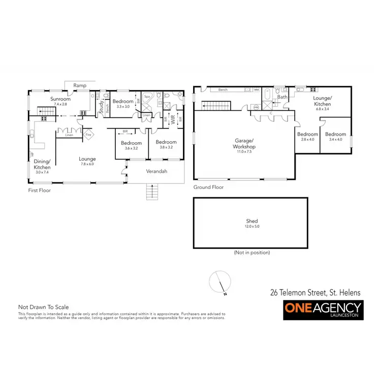 Floorplan of Homely house listing, 26 Telemon Street, St Helens TAS 7216