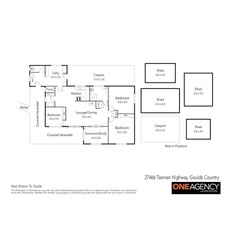 Floorplan of Homely house listing, 27466 Tasman Highway, Goulds Country TAS 7216
